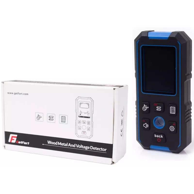 GETFORT GF-518 Detector de madera, metal y tensión AC