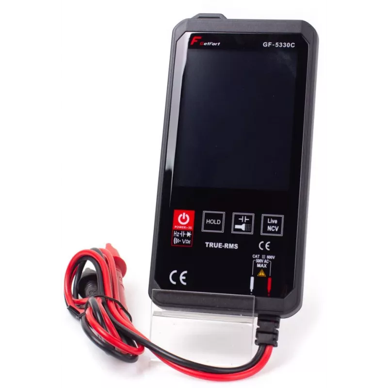 GETFORT GF-5330C Multímetro digital, 1999 cuentas, True RMS, CAT III 600V