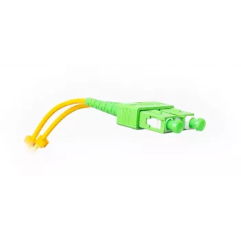GETFORT GF-SASAD3 Cable de parcheo de fibra óptica monomodo SC/APC a SC/APC dúplex 3m