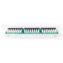 GETFORT PGF-5EUTP24-B5-G Panel de parcheo UTP Cat.5e 24 puertos gris 1U montaje en rack