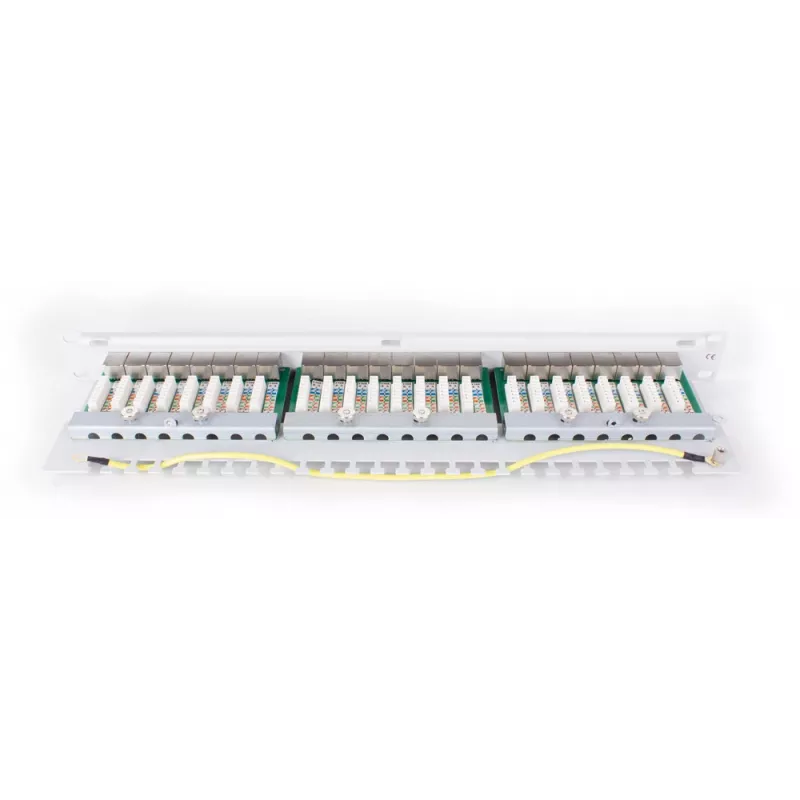 GETFORT PGF-5EFTP24-B6-G Panel de parcheo FTP Cat.5e 24 puertos gris 1U