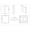 GETFORT GF-FO-PSNW-24SX Caja de distribución de fibra óptica, 12 fibras, SC/LC, montaje en pared, gris claro
