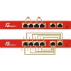 GETFORT GF-106-4PG-S-65 switch Gigabit PoE+ de 5 puertos (4 puertos PoE+, 65W, 1 SFP) sobremesa/pared
