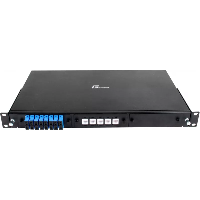 GETFORT GF-FO-MOD panel de parcheo de fibra óptica para rack 19