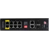 GETFORT GF-110-8PG-2G-2S switch PoE+ industrial, 8x PoE+ Gigabit + 2x Gigabit + 2x SFP, -40°C a 80°C