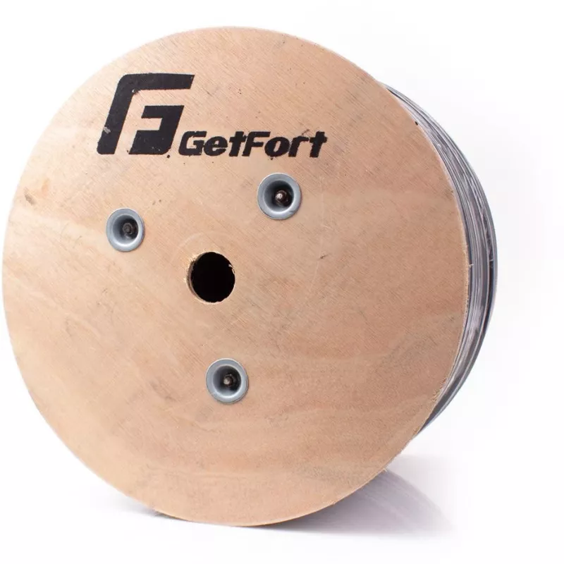 GETFORT cable de red exterior CAT.6 U/UTP autosoportado seco resistente a los rayos UV 305m