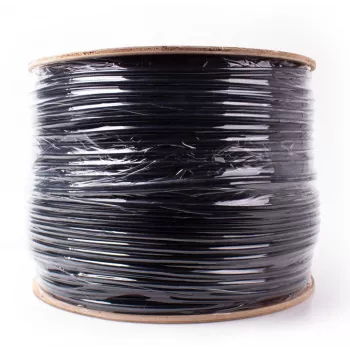 GETFORT cable de red exterior CAT.6 U/UTP autosoportado seco resistente a los rayos UV 305m