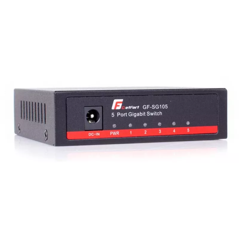 GETFORT SG105 switch Gigabit Ethernet de 5 puertos para sobremesa