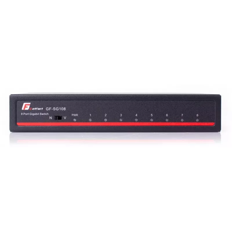 GETFORT SG108 switch Gigabit Ethernet de 8 puertos para sobremesa