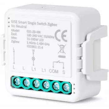GISE módulo de relé único inteligente (sin neutro) Zigbee Tuya GSS-ZB-NN