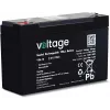 Batería AGM VOLTAGE 6V 12Ah VE6-12 (6-9 años de vida útil)