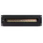 Getfort Panel de distribución de alimentación 3U 22x Schuko 230V 16A con cable de 2m negro