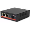 GETFORT GF-102-2PG-S-65 Convertidor de medios PoE+ 2 puertos Gigabit Ethernet SFP RJ-45 1000Mbps