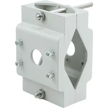 MITON A218 Soporte adaptador para montaje en poste blanco