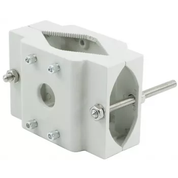 MITON A218 Soporte adaptador para montaje en poste blanco