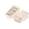 GETFORT Conector RJ45 Cat.6 blindado 8P8C con guía de cables (100 unidades)