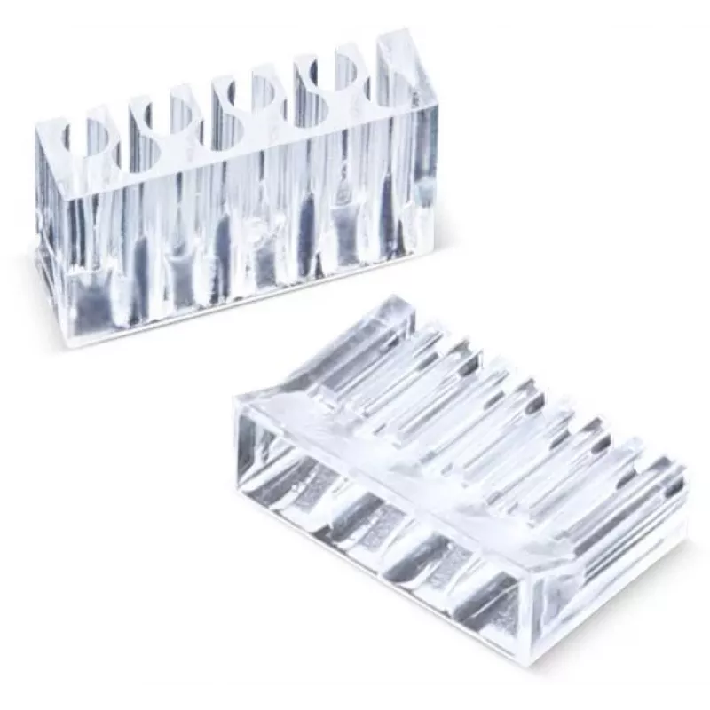 GETFORT Conector RJ45 Cat.6 blindado 8P8C con guía de cables (100 unidades)