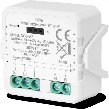 GISE Módulo de relé único Smart WiFi Tuya GSS-WF