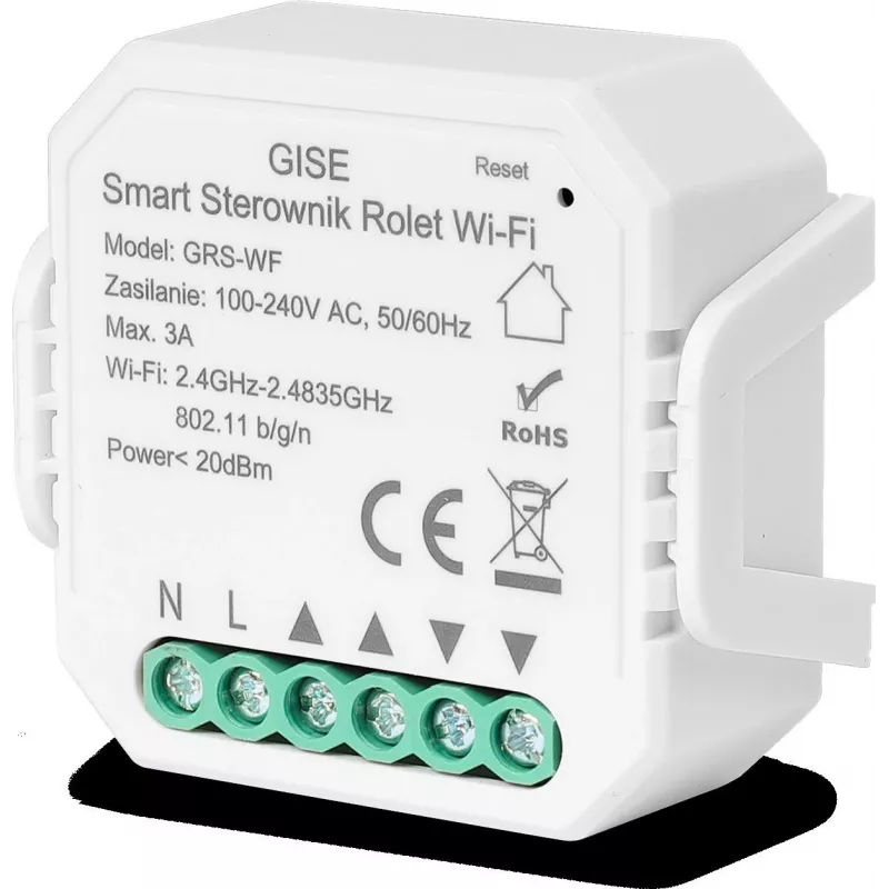GISE Módulo inteligente para persiana enrollable WiFi GEN 2 Tuya GRS-WF