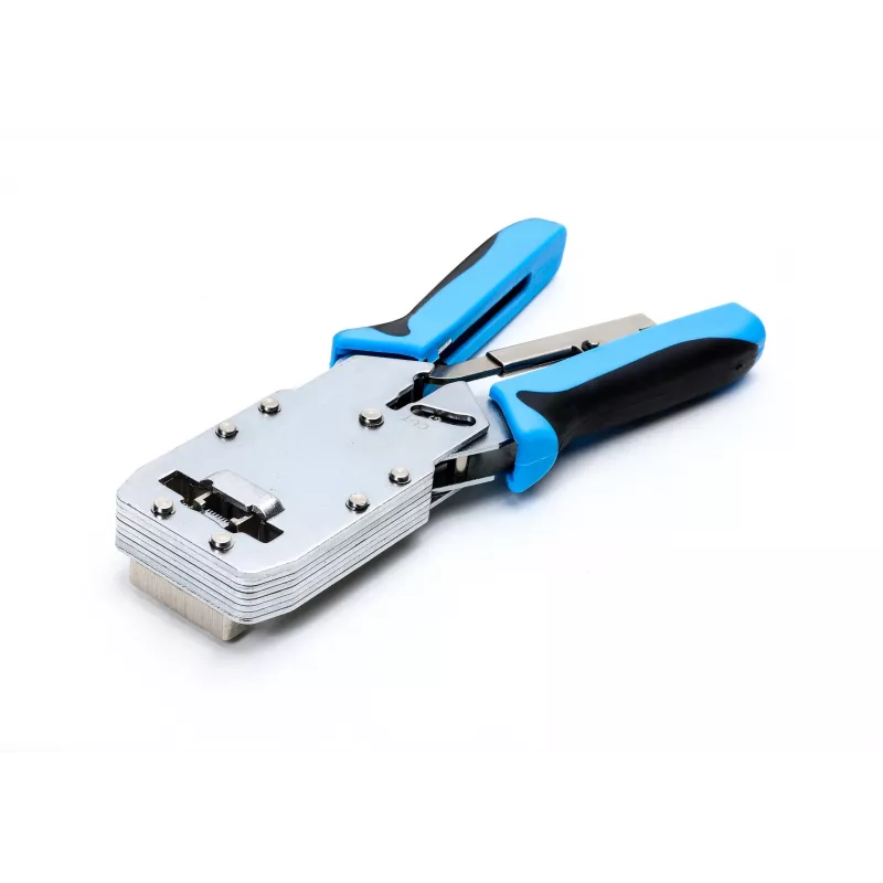 Herramienta de crimpado Getfort RJ45 8P+6P+4P+AMP Cat.6 con control de presión
