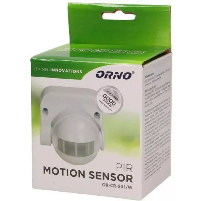 ORNO OR-CR-201/W Detector de movimiento PIR blanco