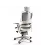 UNIQUE Wau 2 NW41 Silla de oficina ergonómica, color carbón/malla blanca
