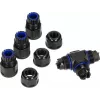 ORNO OR-AE-13602 Conector en T IP68, 3x4mm², 450V/25A, negro
