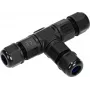 ORNO OR-AE-13602 Conector en T IP68, 3x4mm², 450V/25A, negro
