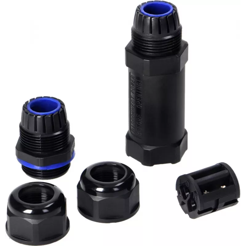 ORNO Conector de cable recto IP68 M25 3x6mm² 450V/30A OR-AE-13603