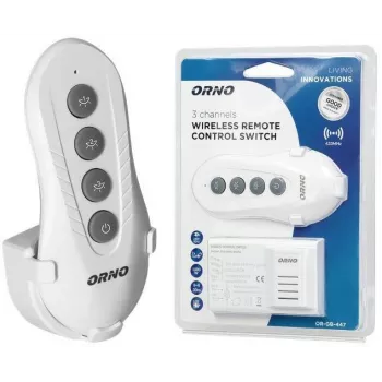 ORNO OR-GB-447 Control de luz inalámbrico set de mando a distancia 1 canal 433,92 MHz 1000W