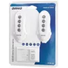 ORNO OR-GB-448 Set de control de luz inalámbrico con 2 mandos a distancia