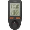ORNO OR-WAT-435/B Medidor de coste energético y consumo eléctrico, 230V, 16A, pantalla LCD, negro