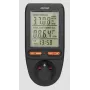 ORNO OR-WAT-435/B Medidor de coste energético y consumo eléctrico, 230V, 16A, pantalla LCD, negro
