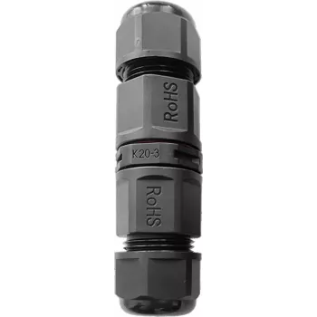 ORNO Conector de cable recto IP68 3x4mm² 400V/20A Quick Terminal OR-AE-13620