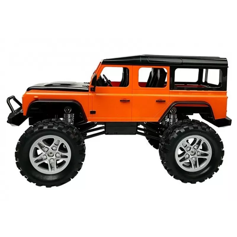 Double E Coche teledirigido Land Rover Defender R/C naranja 1:14