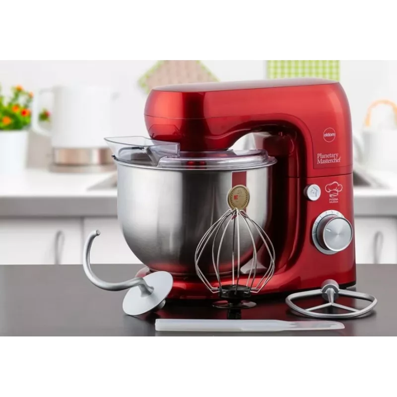 Eldom WRK1250 Chef robot de cocina planetario, 800 W, bol de 5 L, 8 velocidades