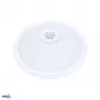 BEMKO TAZAN Lámpara de techo con sensor PIR 2x40W E27 IP20 vidrio+acero+plástico blanco