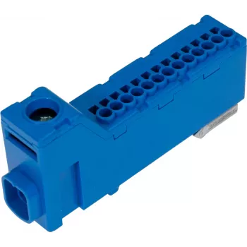PAWBOL LZB E.4136N Borne de carril sin tornillos azul 12 polos 450V 24A