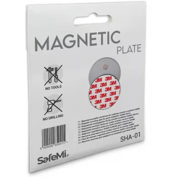 SAFEMI Placas de montaje magnéticas para detectores de humo y CO SHA-01