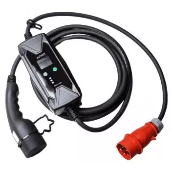 ELOAD TIE-EV16-P3-GEN2 Cargador para vehículo eléctrico trifásico 11kW con control remoto, Type 2, cable 5m, IP54
