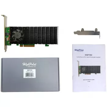 HighPoint SSD7202 Controlador de almacenamiento RAID NVMe
