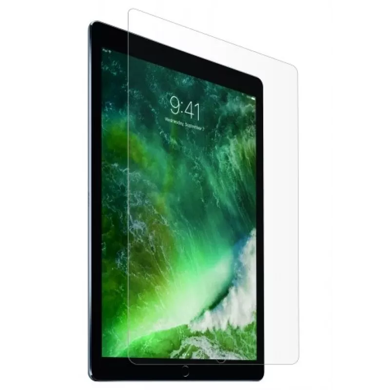SCREENOR Protector de pantalla de cristal templado para Apple iPad Pro 10,5 pulgadas (2017) - Dureza 9H, recubrimiento oleófobo, bordes redondeados 2,5D, Ultra-Clear HD