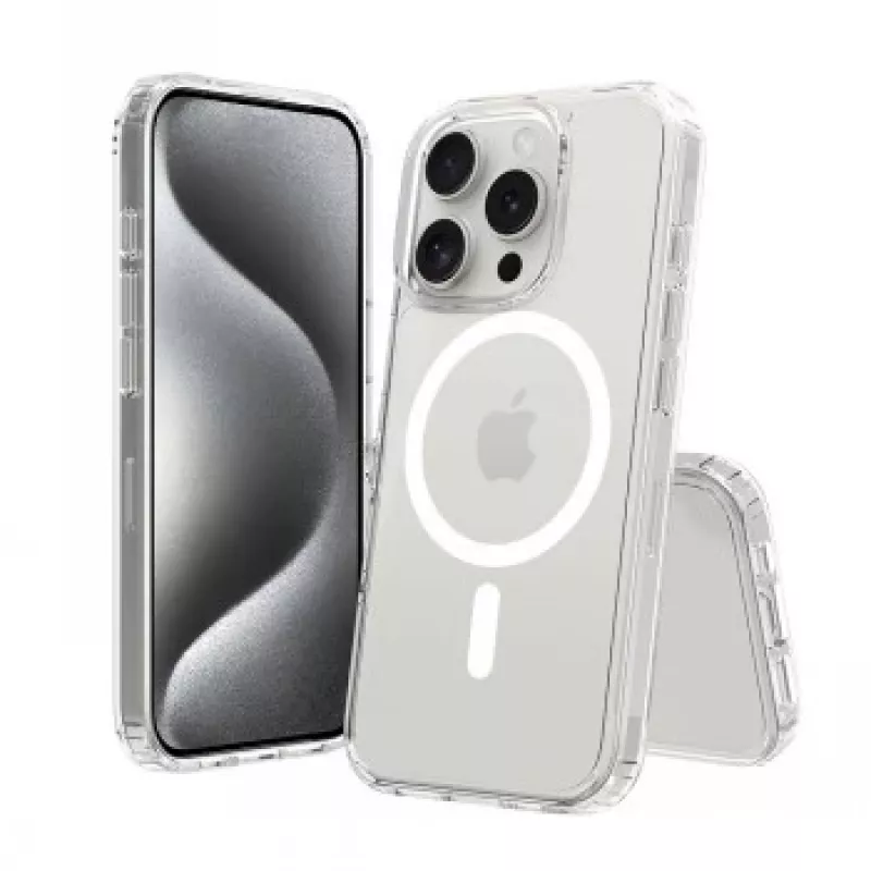 SCREENOR bumper iPhone 16 Pro MagSafe transparente