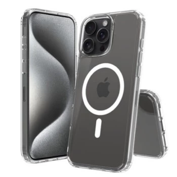 SCREENOR bumper iPhone 16 Pro Max MagSafe transparente