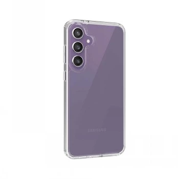 SCREENOR Funda Bumper para Samsung Galaxy S24 FE, Transparente