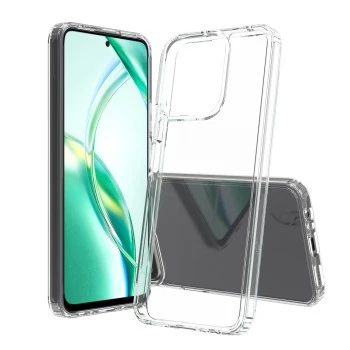 SCREENOR Funda Bumper para Honor 200 Smart, TPU Transparente