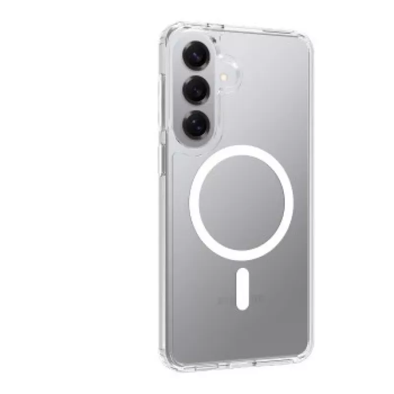 SCREENOR funda bumper para Samsung S26+, magnética transparente