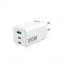 GRATEQ HALTI Cargador de pared GaN PD/PPS 2xUSB-C/1xUSB-A 100W negro
