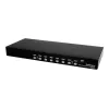 StarTech.com 8 Port 1U DVI USB KVM Switch - Switch DVI-I / USB-B de 8 puertos para montaje en rack