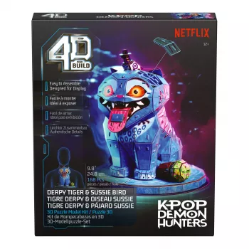 SPINMASTER 4D Build - K-Pop Demon Hunters - Derpy Tiger and Sussie Bird Kit de maqueta 3D